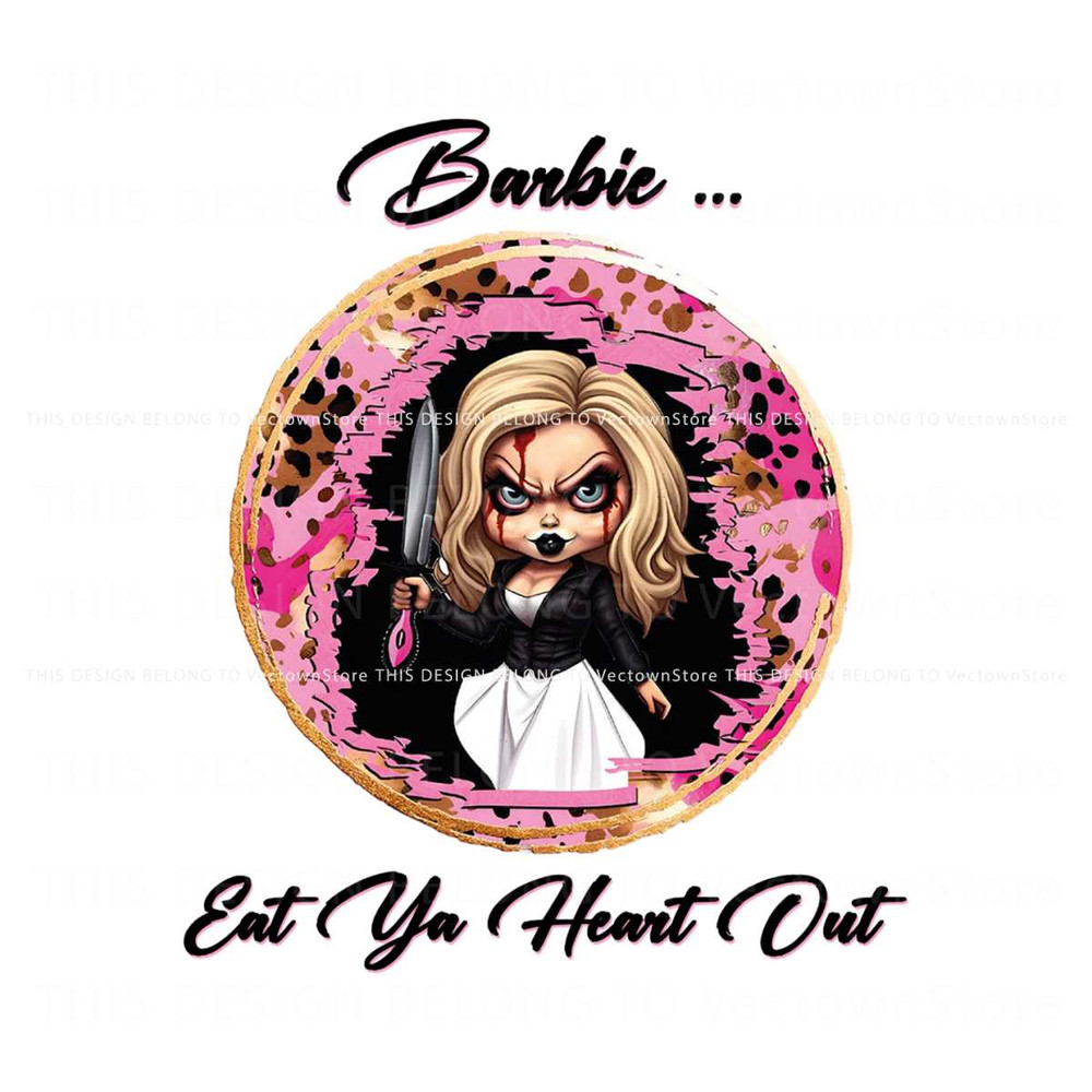 Barbie Eat Ya Heart Out PNG Baby Doll Halloween PNG File.jpg