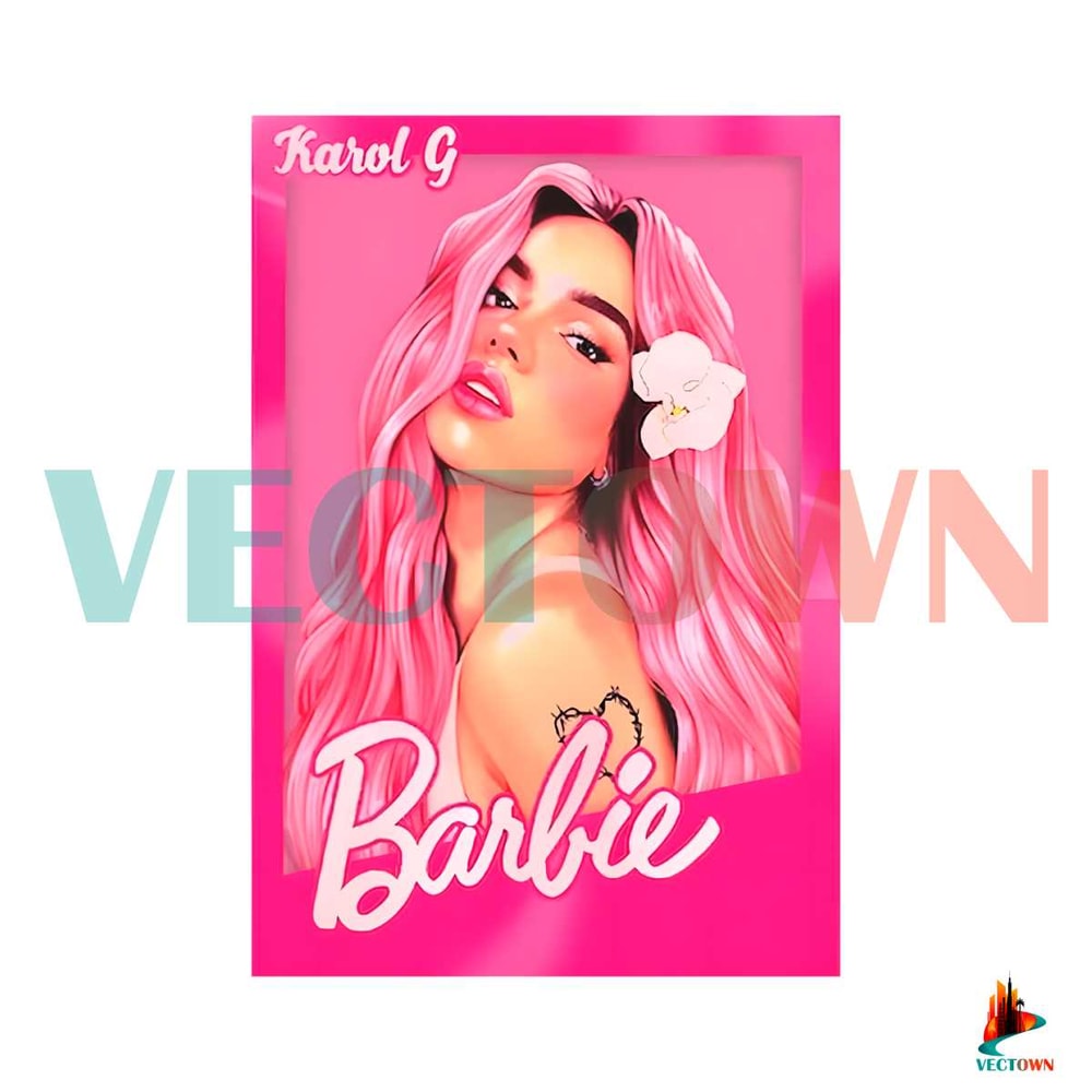 Barbie Karol G PNG Manana Sera Bonito PNG Silhouette File.jpg