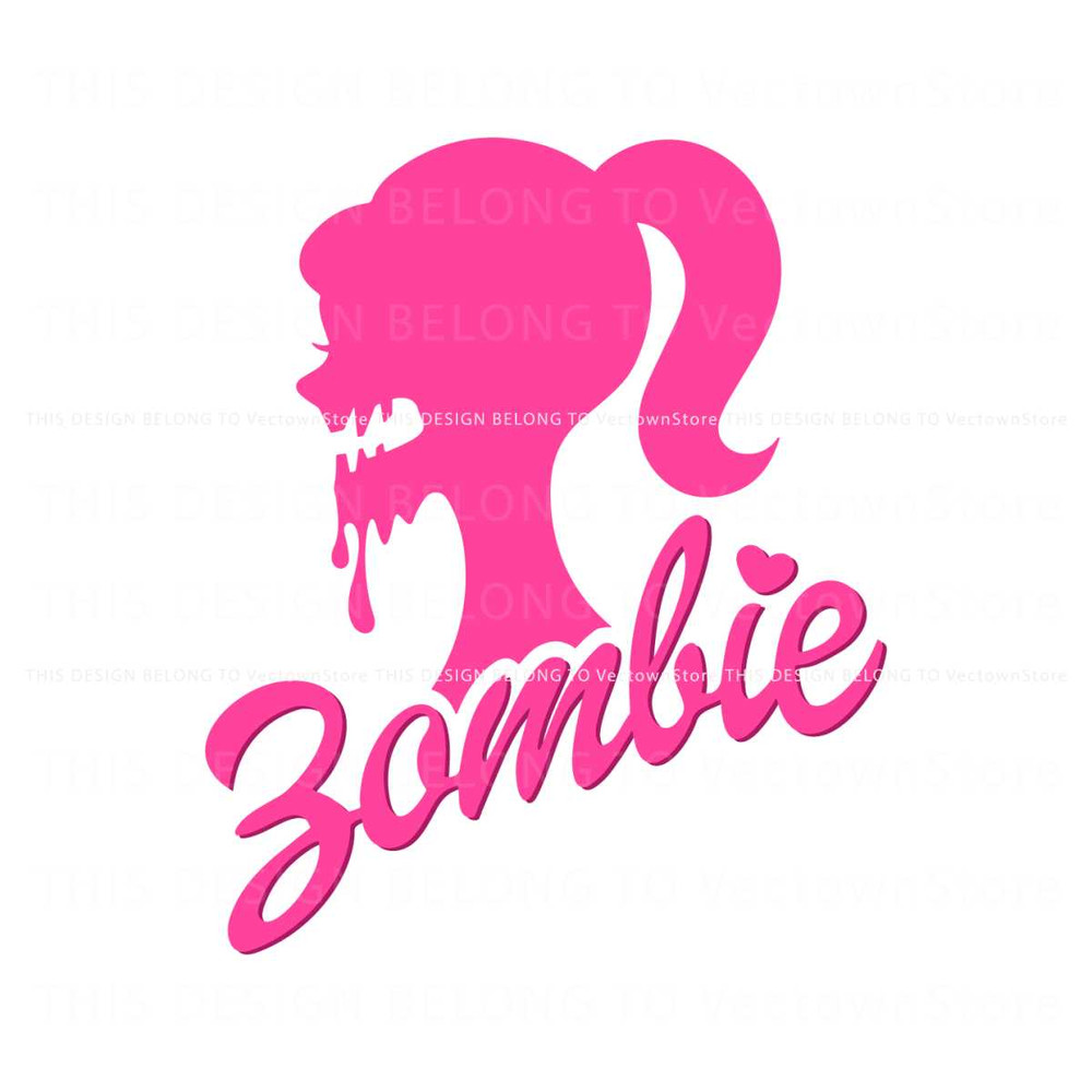 Barbie Zombie Funny Halloween SVG Cutting Digital File.jpg