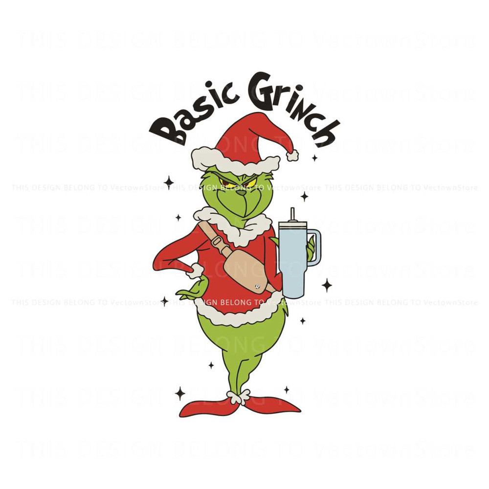 Basic Grinch Retro Whoville University SVG Digital File.jpg