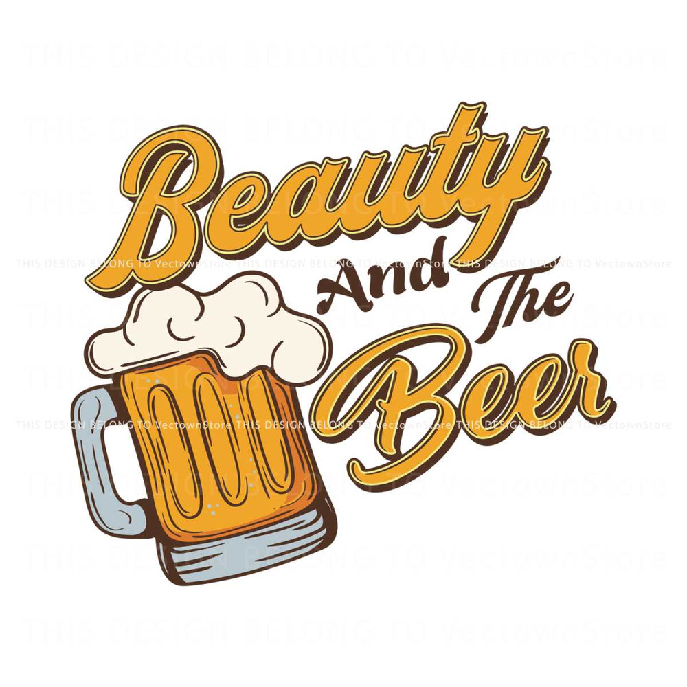 Beauty And The Beer SVG Beauty And The Beast SVG File.jpg