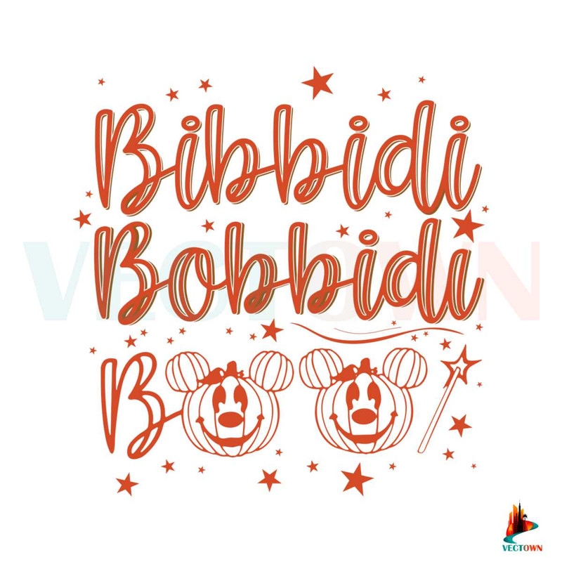 Bibbidi Bobbidi Boo Halloween Cinderella SVG Digital File.jpg