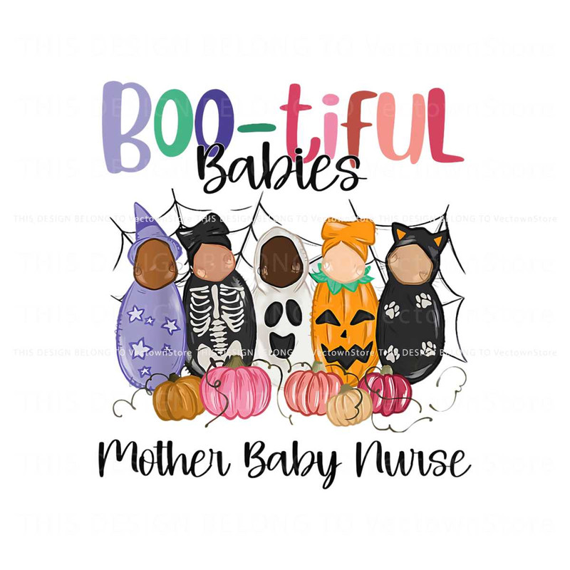 Bootiful Babies Mother Baby Nurse PNG Sublimation File.jpg