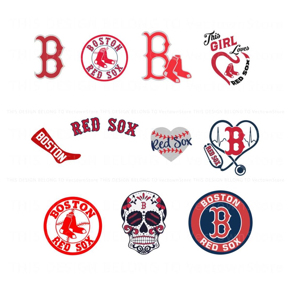 Boston Red Sox Logo Bundle File Svg Sport Svg Digital File.jpg