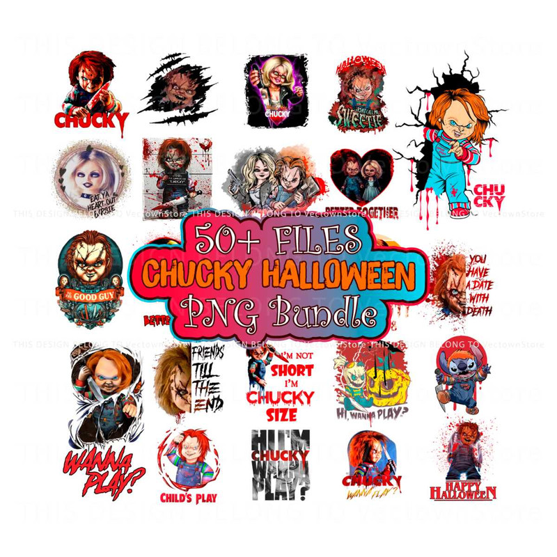 Chucky Halloween PNG Horror Character PNG Bundle.jpg