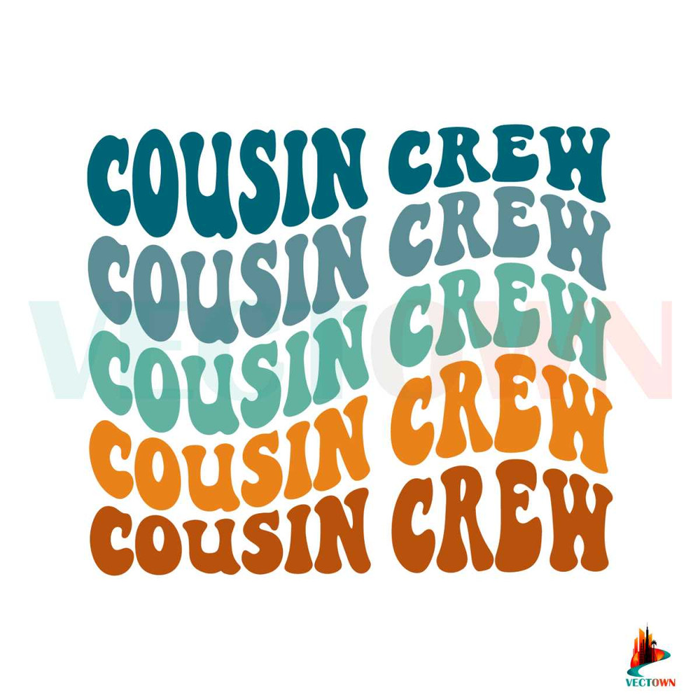 Cousin Crew Vintage Cute Cousin Beach SVG Digital Cricut File.jpg