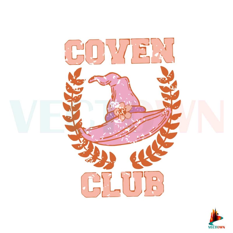 Coven Club Distressed SVG Digital Cricut File.jpg