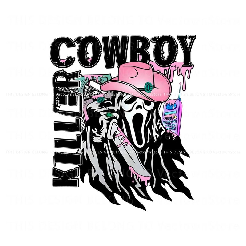 Cowboy Killer Rodeo Spooky Skeleton Cowboy PNG Download.jpg