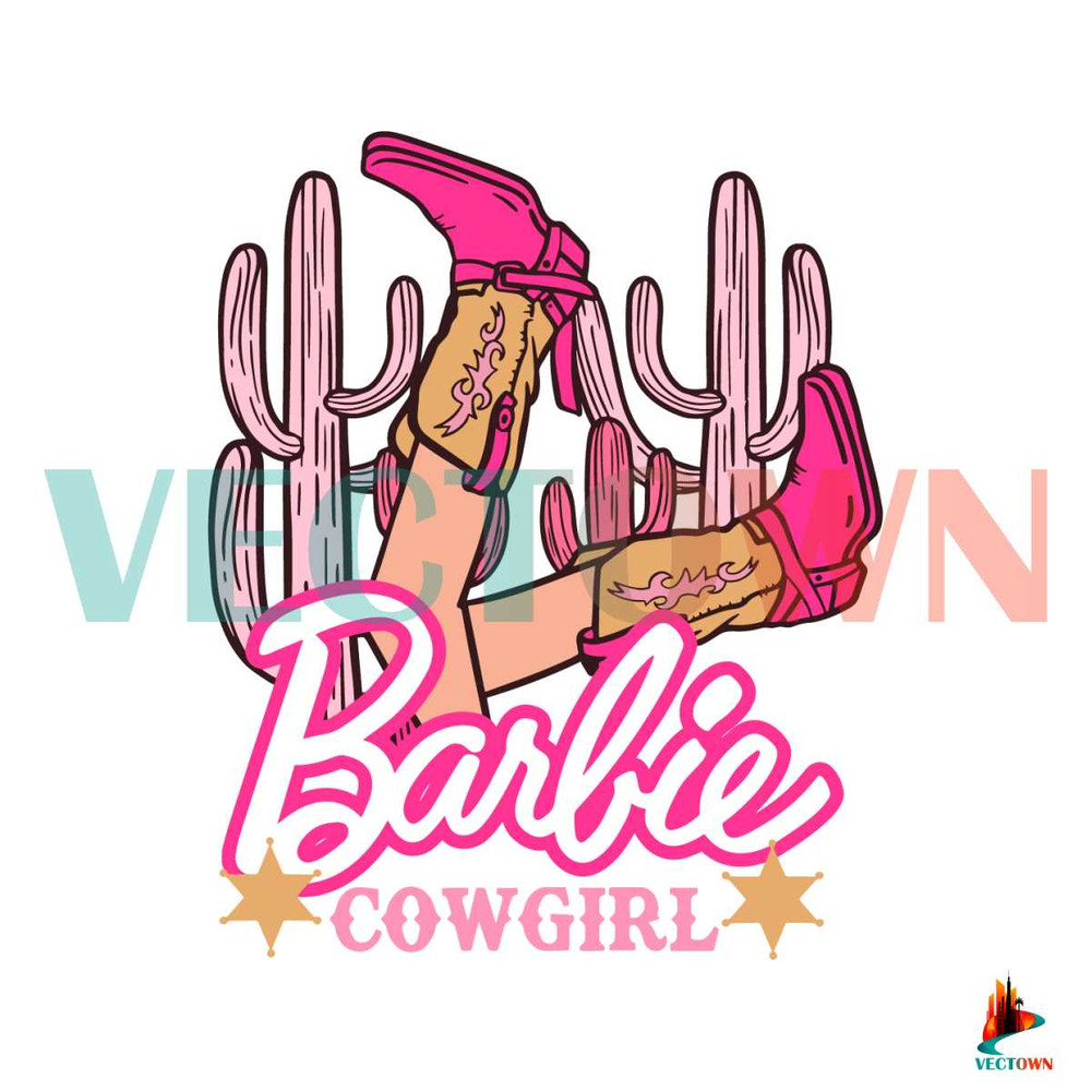 Cowgirl Barbie Barbenheimer Movie 2023 SVG Digital File.jpg