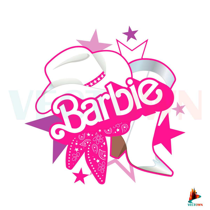 Cowgirl Barbie SVG Barbie Dream House SVG File.jpg