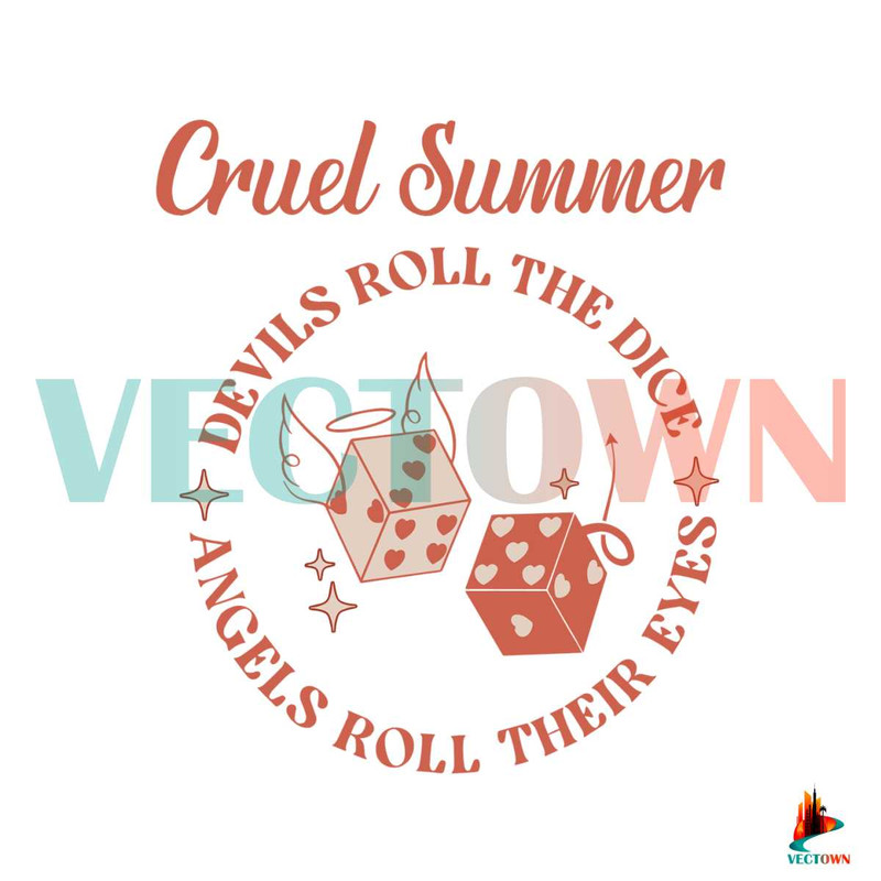 Cruel Summer Devils Roll The Dice SVG Graphic Design Files 1.jpg