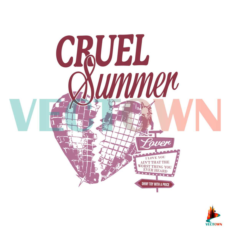 Cruel Summer Swiftie Eras Tour SVG Graphic Design Files.jpg