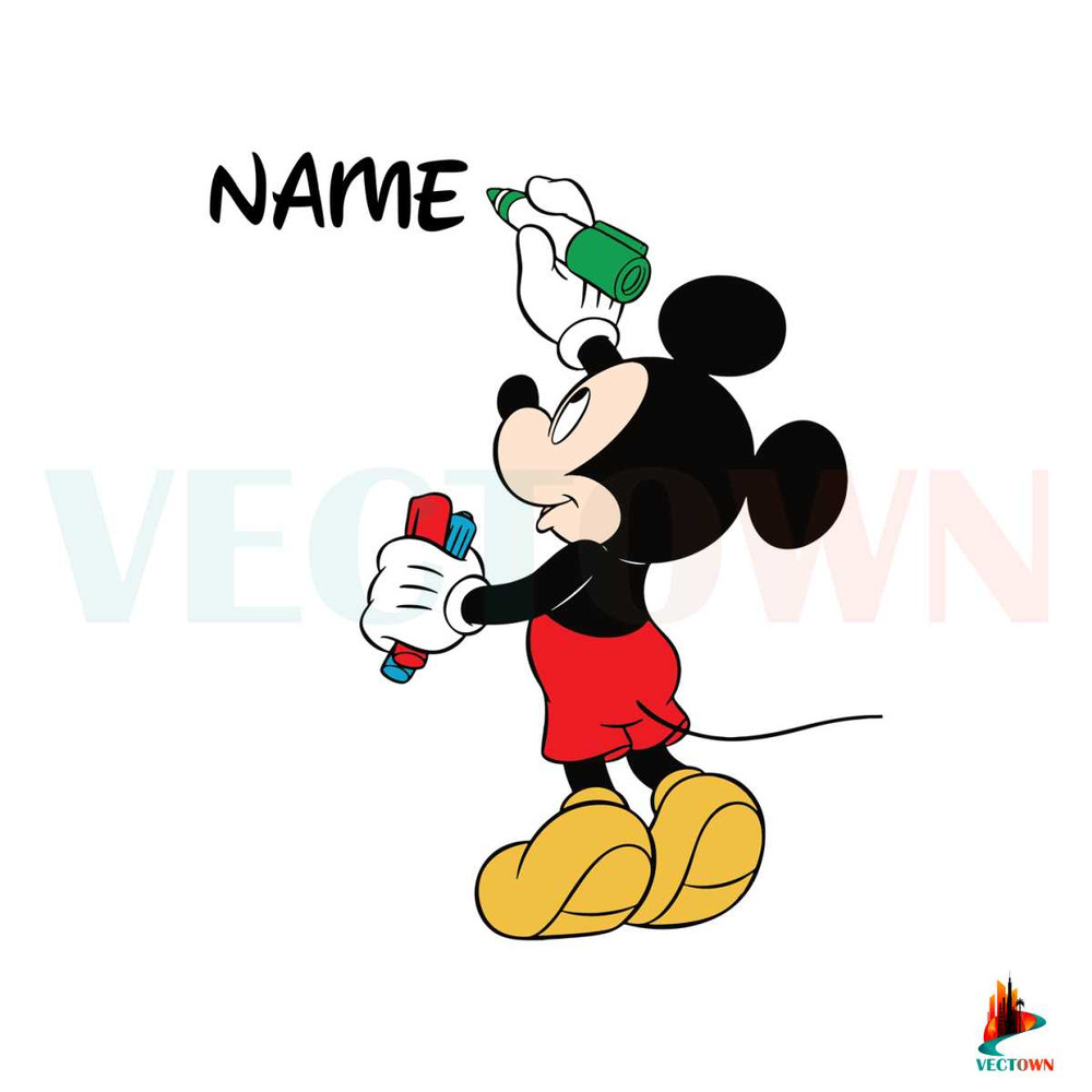 Custom Mickey Back To School SVG Disney Teacher SVG File.jpg