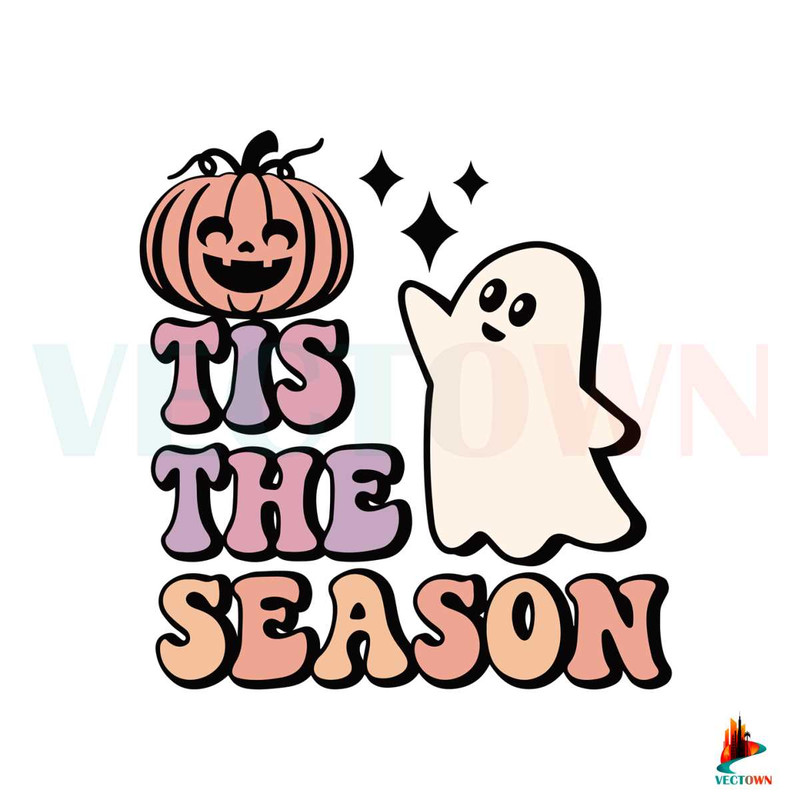 Cute Halloween Tis The Season SVG Best Graphic Designs Files.jpg