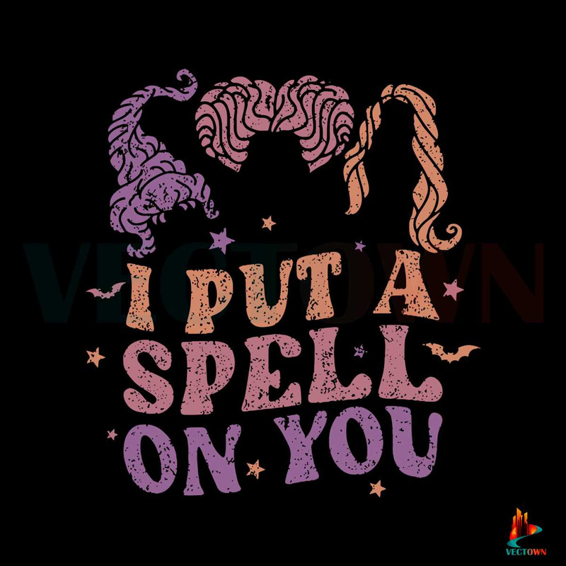 Cute I Put A Spell On You Disney Halloween SVG File For Cricut.jpg
