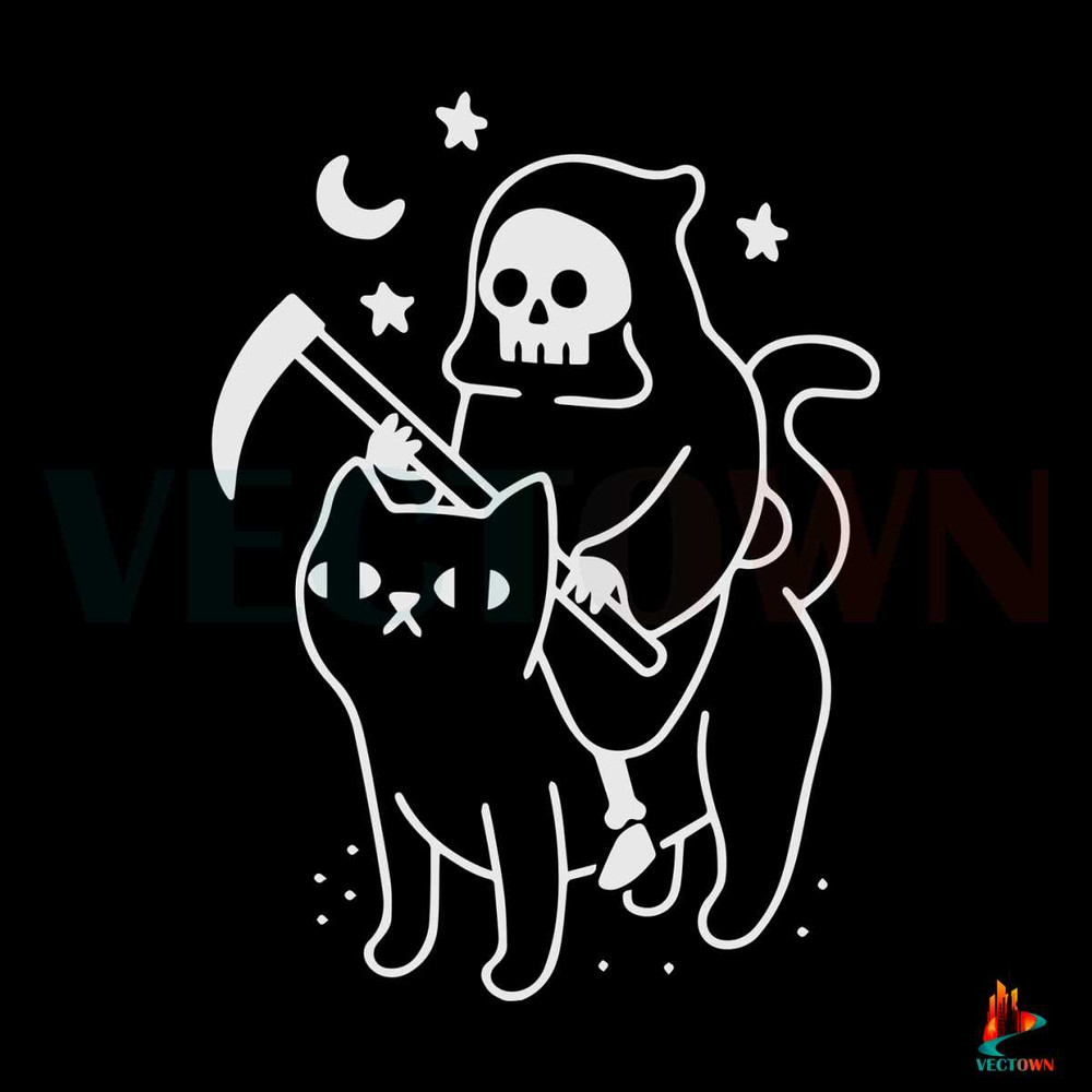 Death ride cat svg Digital File, Skeleton Svg, Cat Svg, Funny Svg.jpg