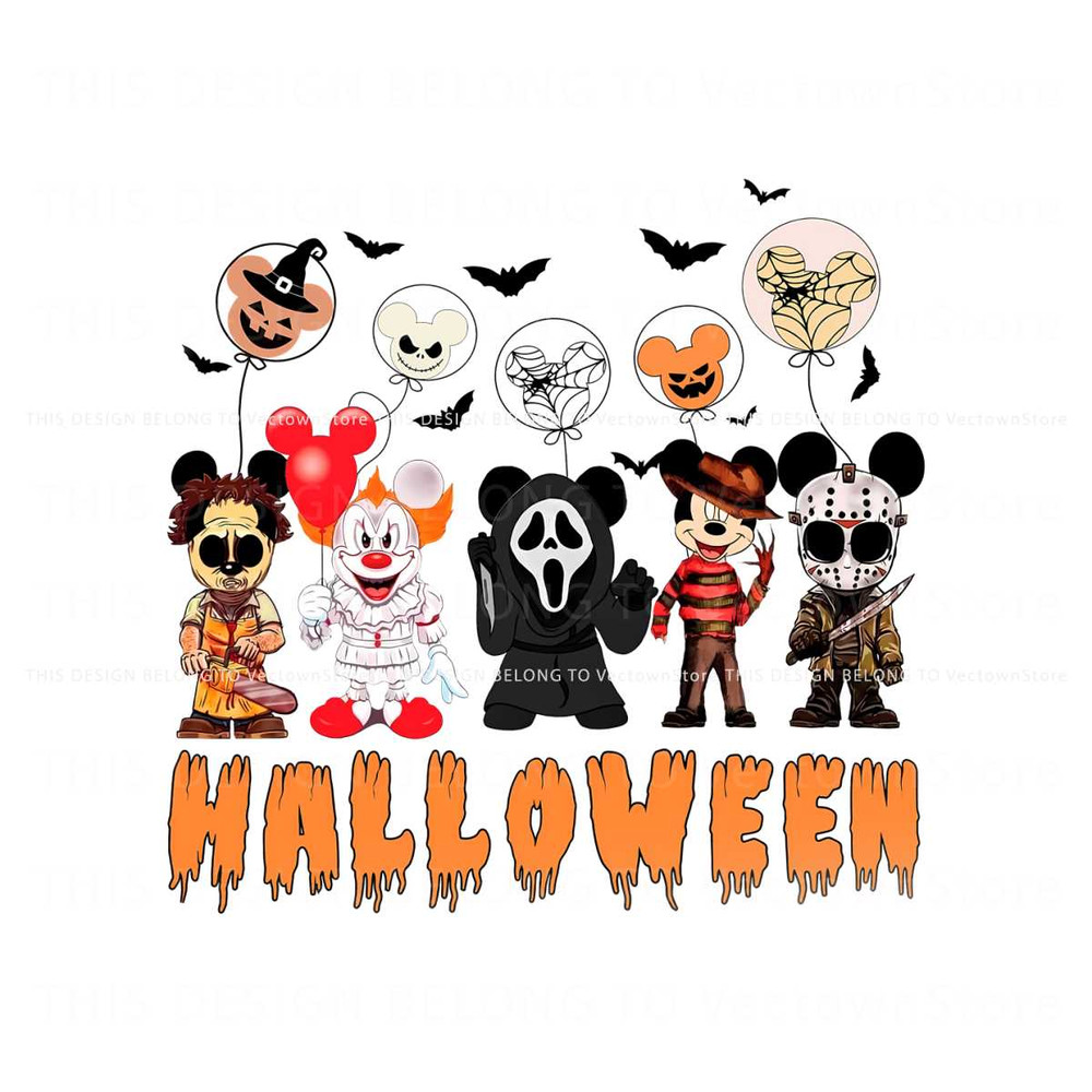 Disney Halloween Friends Mickey Ears PNG Sublimation.jpg