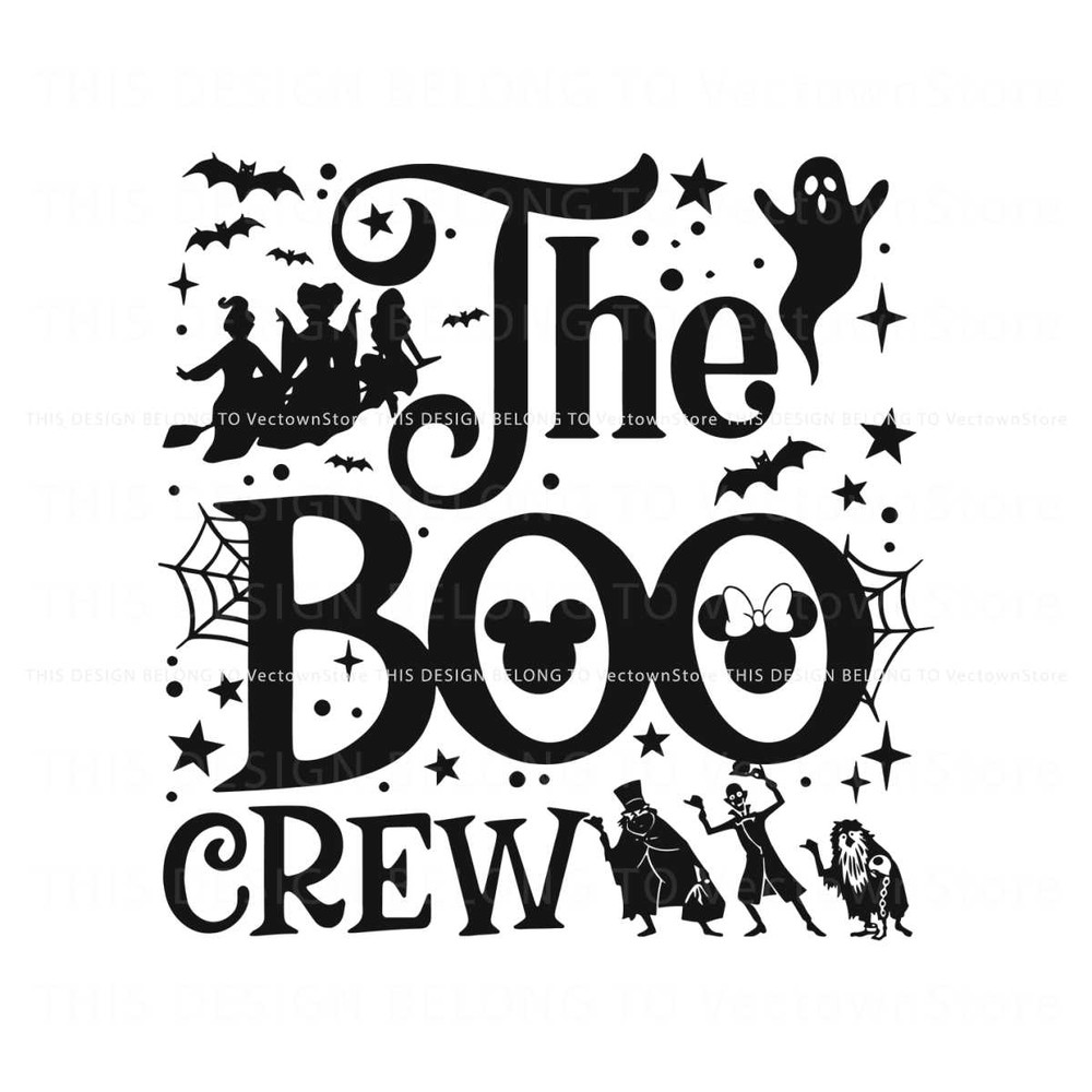 Disney Halloween The Boo Crew SVG Sanderson Sisters SVG.jpg