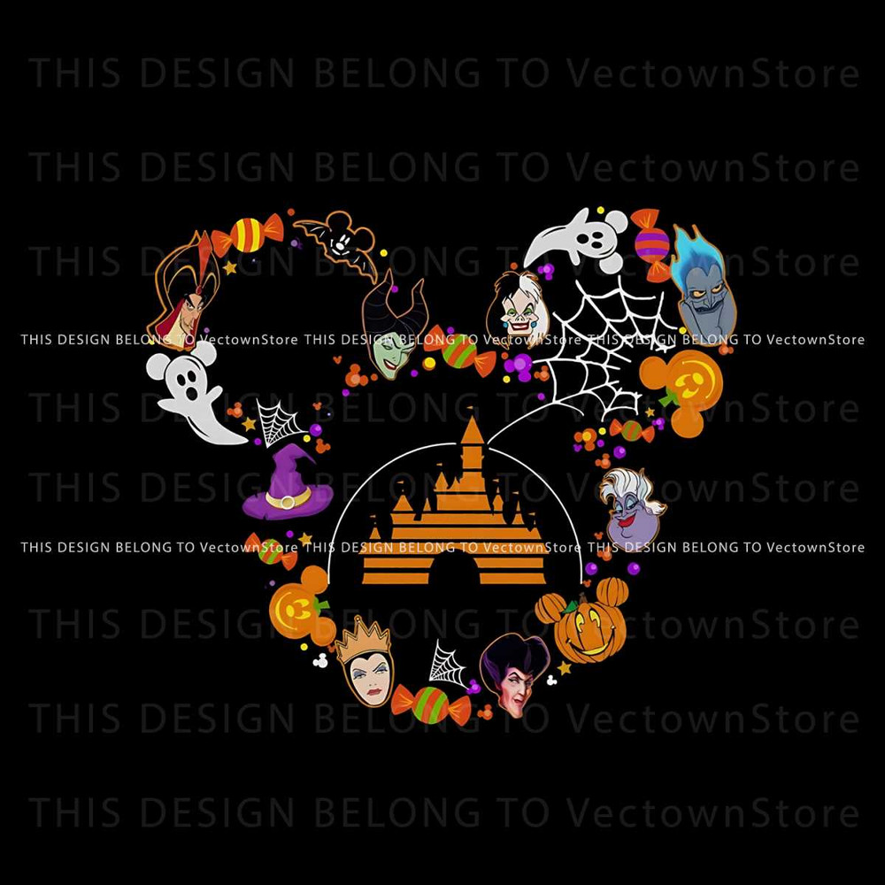 Disney Halloween Villain SVG Evil Queen PNG Sublimation.jpg