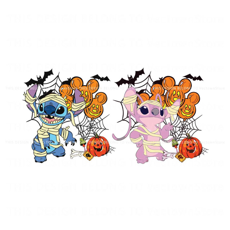 Disney Lilo and StitchSVG Halloween Pumpkin SVG Cricut File.jpg
