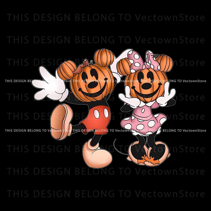 Disney Mickey and Minnie Halloween PNG Sublimation.jpg
