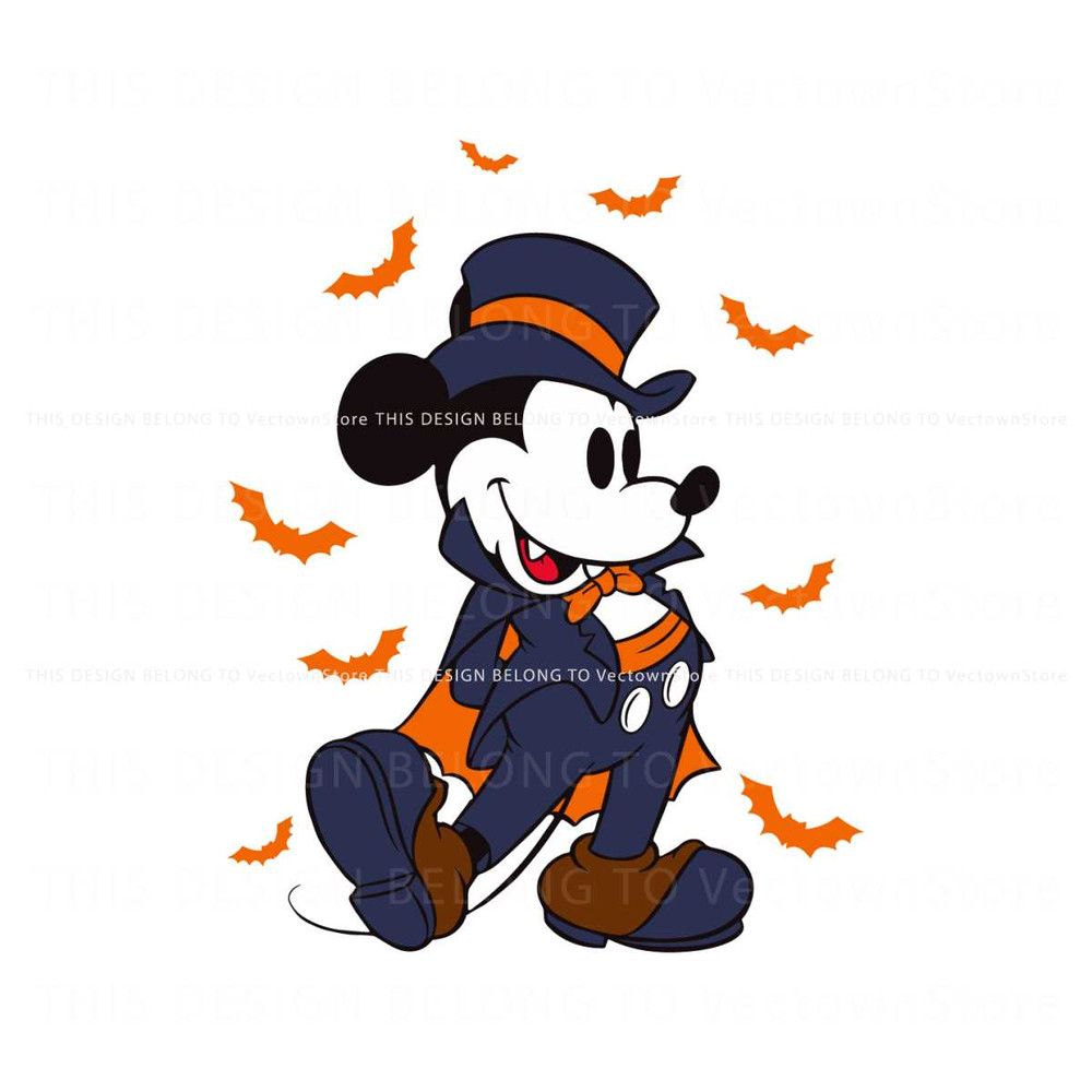Disney Mickey Mouse The Vampire SVG Graphic Design File.jpg