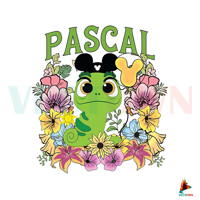 Disney Tangled Pascal Rapunzel Svg Disney Vacation SVG.jpg