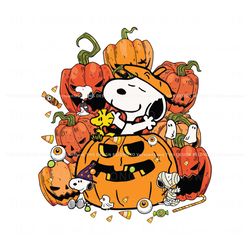 dog peanuts autumn pumpkins funny snoopy svg cricut file best graphic designs file