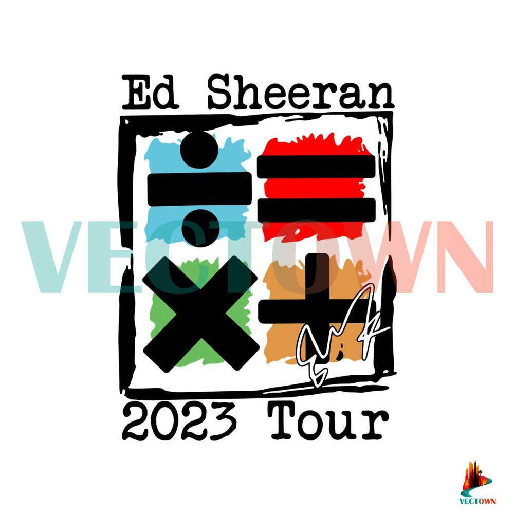 Ed Sheeran Mathematics America Tour SVG Graphic Design Files.jpg