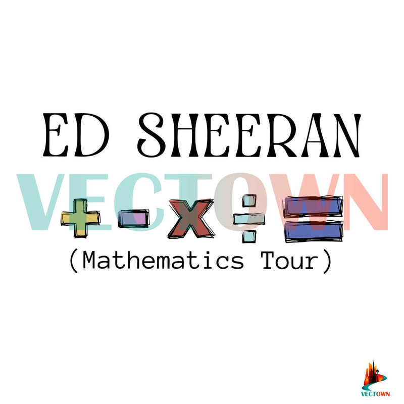 Ed Sheerious Mathematics Tour 2023 SVG Graphic Design Files.jpg