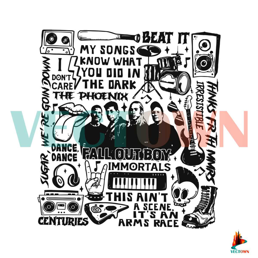 Fall Out Boy So Much For Tour Dust SVG Cutting Digital File.jpg