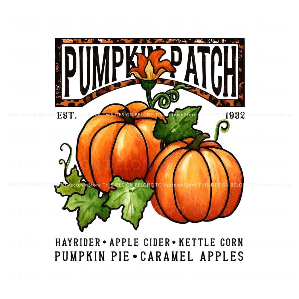 Farm Fresh Pumpkin Patch Halloween PNG Download.jpg
