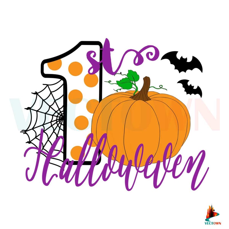 First Halloween Day SVG Files for Cricut Sublimation Files.jpg