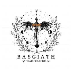 fourth wing basgiath war college svg cutting digital file best graphic designs file