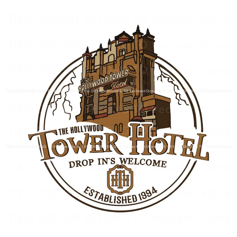 Free Disney The Hollywood Tower Hotel SVG Graphic Design File.jpg