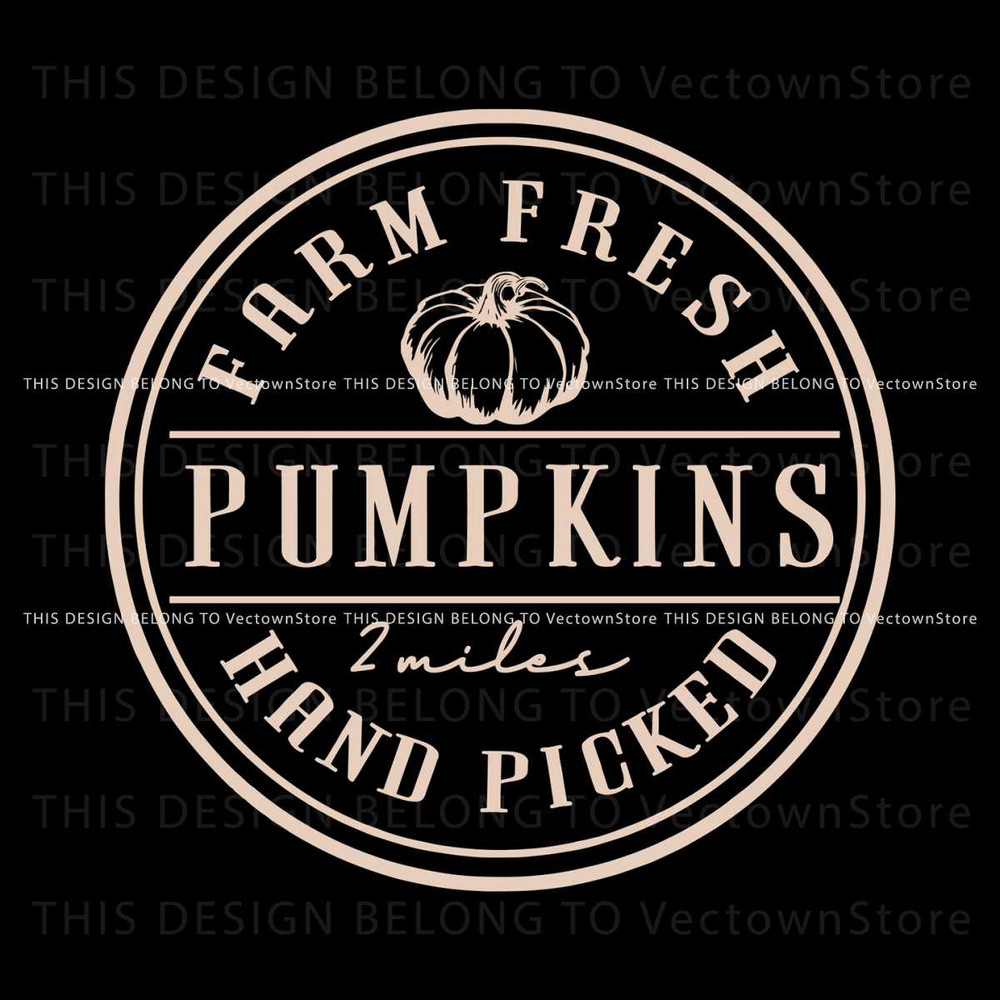 Free Farm Fresh Pumpkins Hand Picked SVG Graphic Design File.jpg
