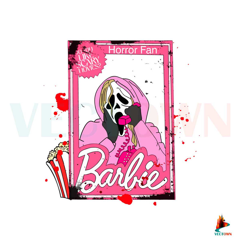 Free Horror Fan Barbie Do You Like Scary Movie SVG File.jpg