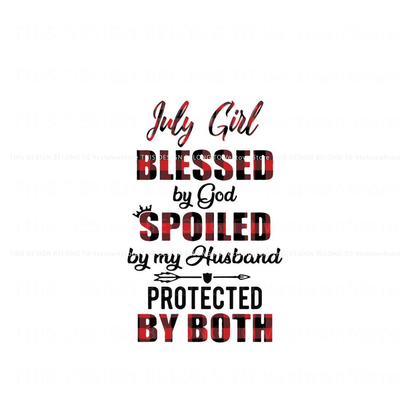 Free July Girl Blessed By God Svg Birthday Gift SVG Digital File.jpg
