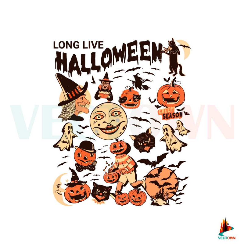 Free Long Live Halloween Spooky Season SVG File.jpg