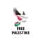 Free Palestine Flag Peace Bird PNG Sublimation Download.jpg