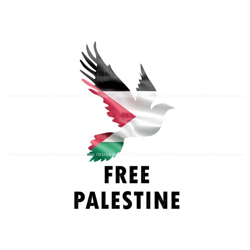Free Palestine Flag Peace Bird PNG Sublimation Download.jpg