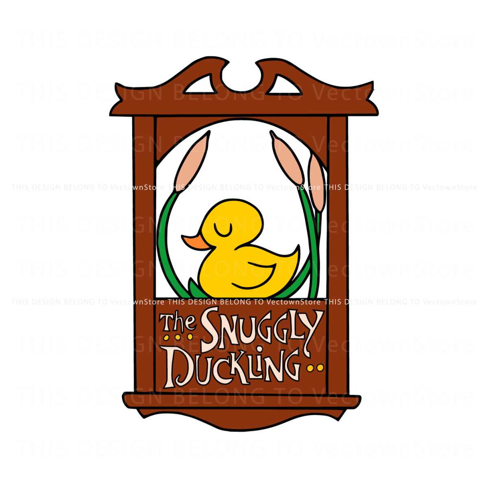 Free The Snuggly Duckling SVG Tangled Series SVG Digital File.jpg