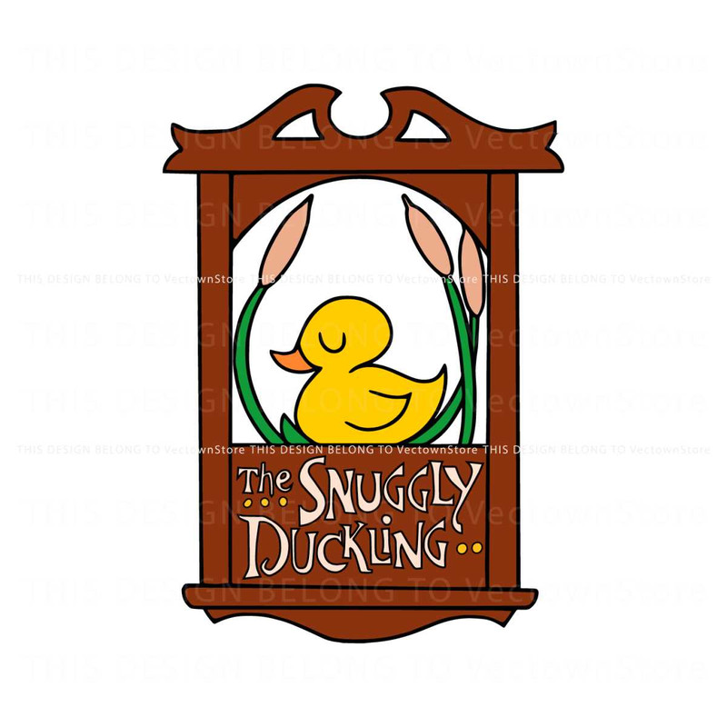 Free The Snuggly Duckling SVG Tangled Series SVG Digital File.jpg