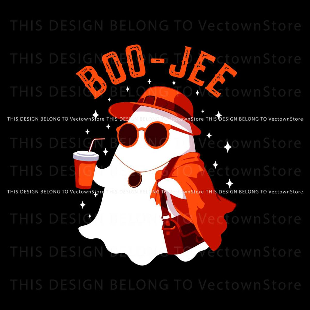 Funny Boo Jee Shost Coffee SVG Cutting Digital File.jpg