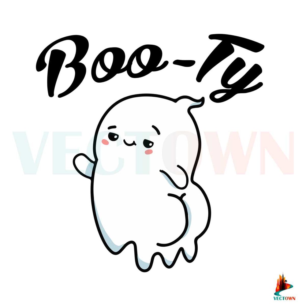 Funny Booty Ghost SVG Files for Cricut Sublimation Files.jpg