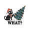 Funny Christmas Black Cat What SVG Digital Cricut File.jpg