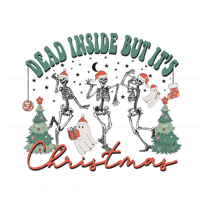 Funny Dead Inside But Its Christmas SVG Cutting Digital File.jpg