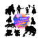 Funny Disneyland SVG Disney Characters Silhouette File.jpg