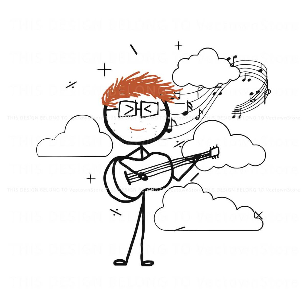 Funny Ed Sheeran Tour 2023 SVG Cutting Digital File.jpg
