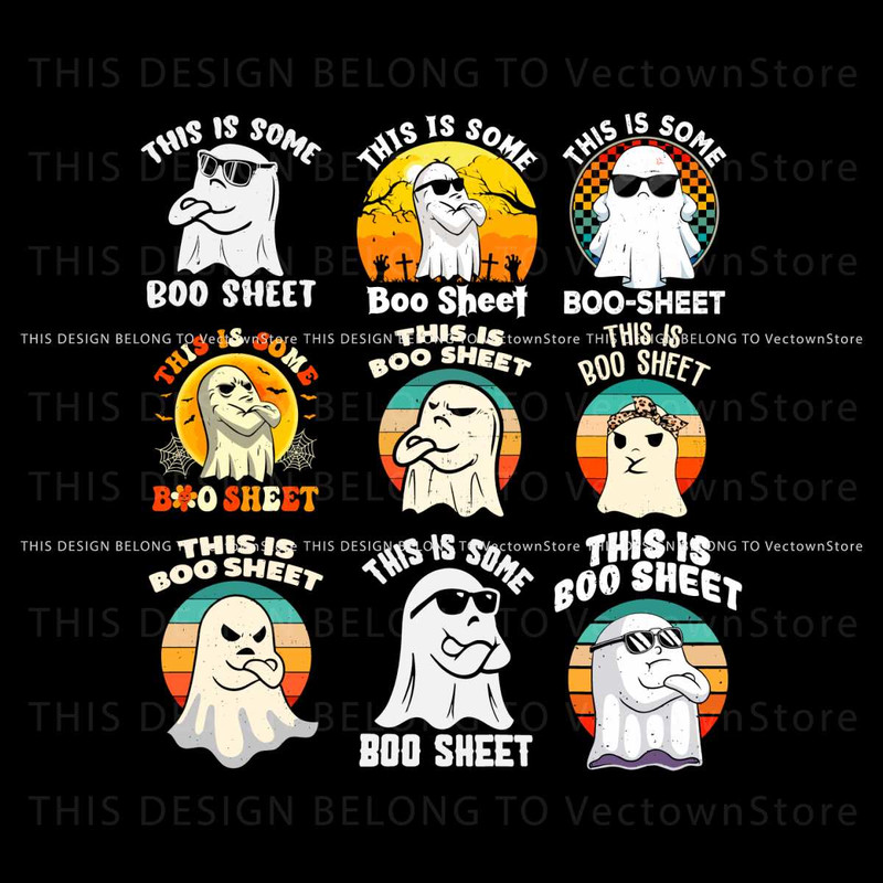 Funny Ghost Halloween This Is Boo Sheet SVG Bundle.jpg